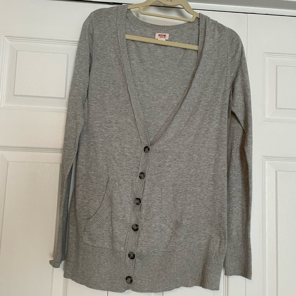 Mossimo Supply Co Grey Cardigan